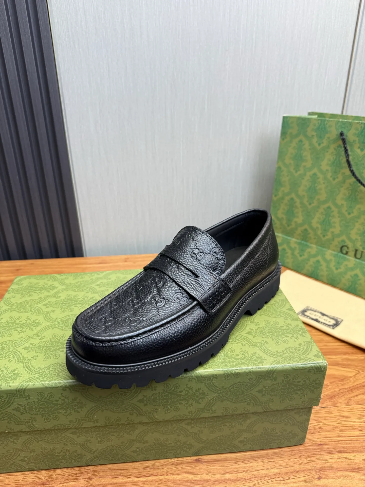 Factory price 580💰 GUCCI. Gucci men's business casual leather shoes, luxurious and noble👞All imported original brand leather materials, just to create a more comfortable wearing experience, upper: original cowhide. Frosted cowhide➕Imported full cowhide, original outsole✔️16-45 (45 non-refundable)